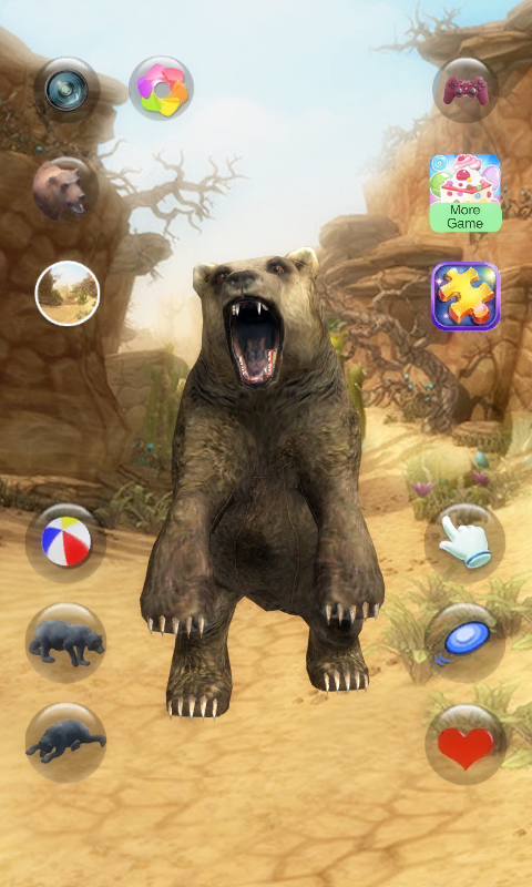 اسکرین شات 1 برنامه Talking Bear