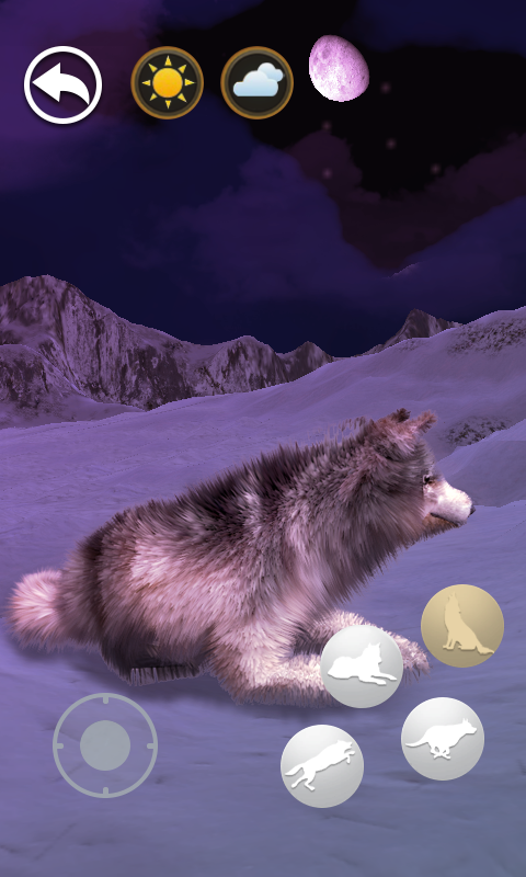 اسکرین شات 4 برنامه Talking Wolf