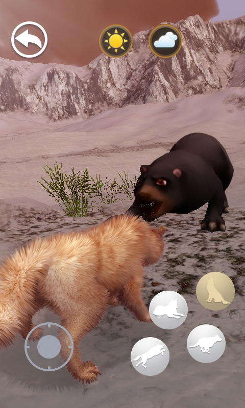 اسکرین شات 3 برنامه Talking Wolf