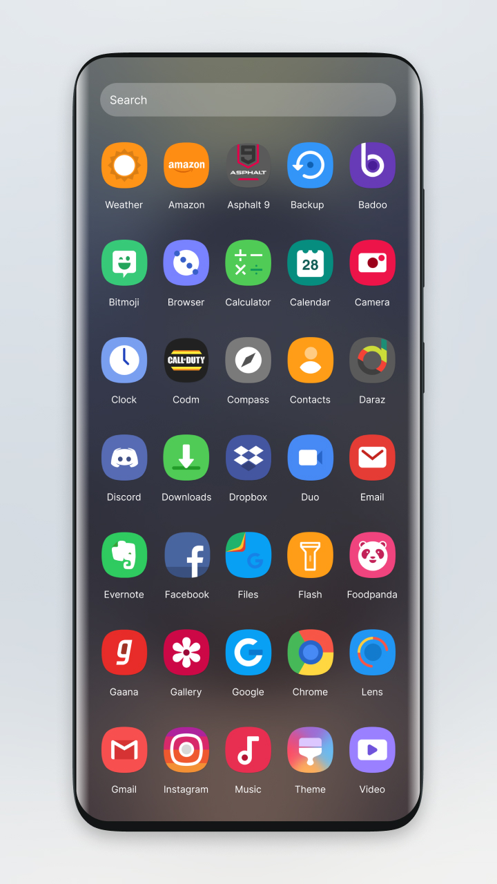 اسکرین شات 2 برنامه Galaxy S25 Ultra Launcher