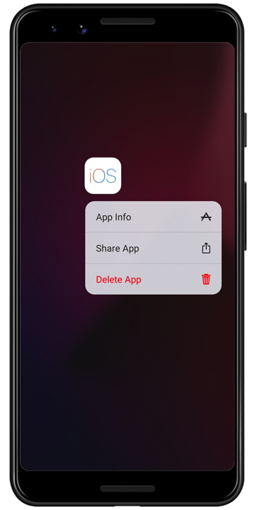 اسکرین شات 4 برنامه Launcher iOS