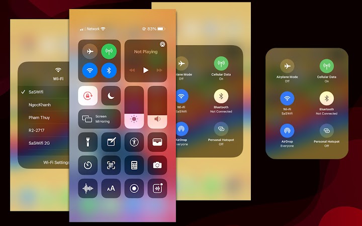 اسکرین شات 4 برنامه Launcher iOS 15