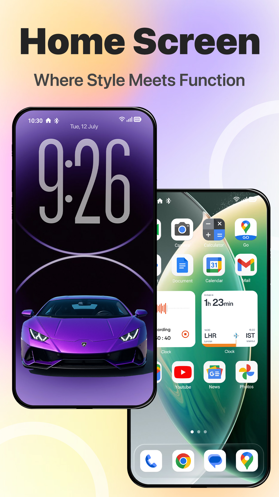 اسکرین شات 2 برنامه Go Phone Launcher OS Themes