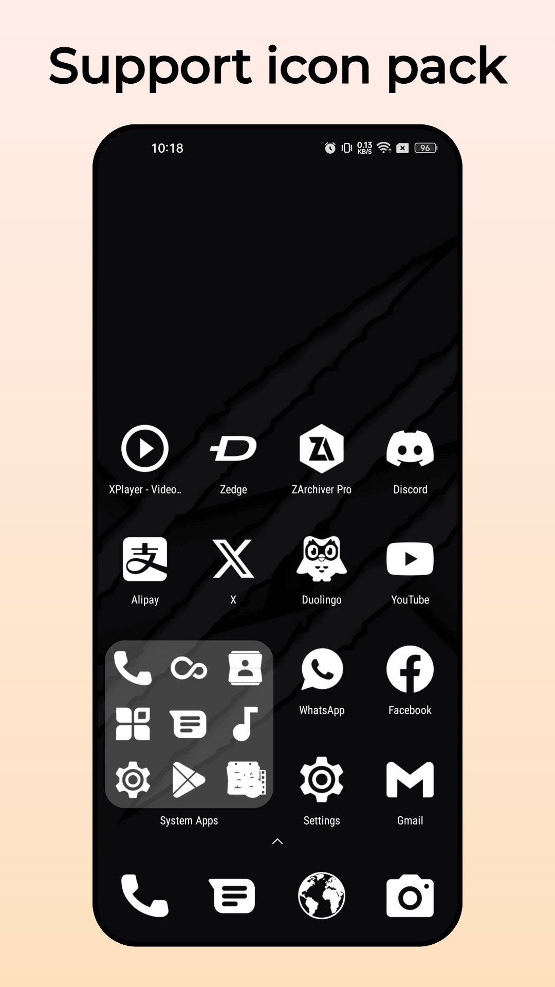 اسکرین شات 7 برنامه O Launcher, round launcher