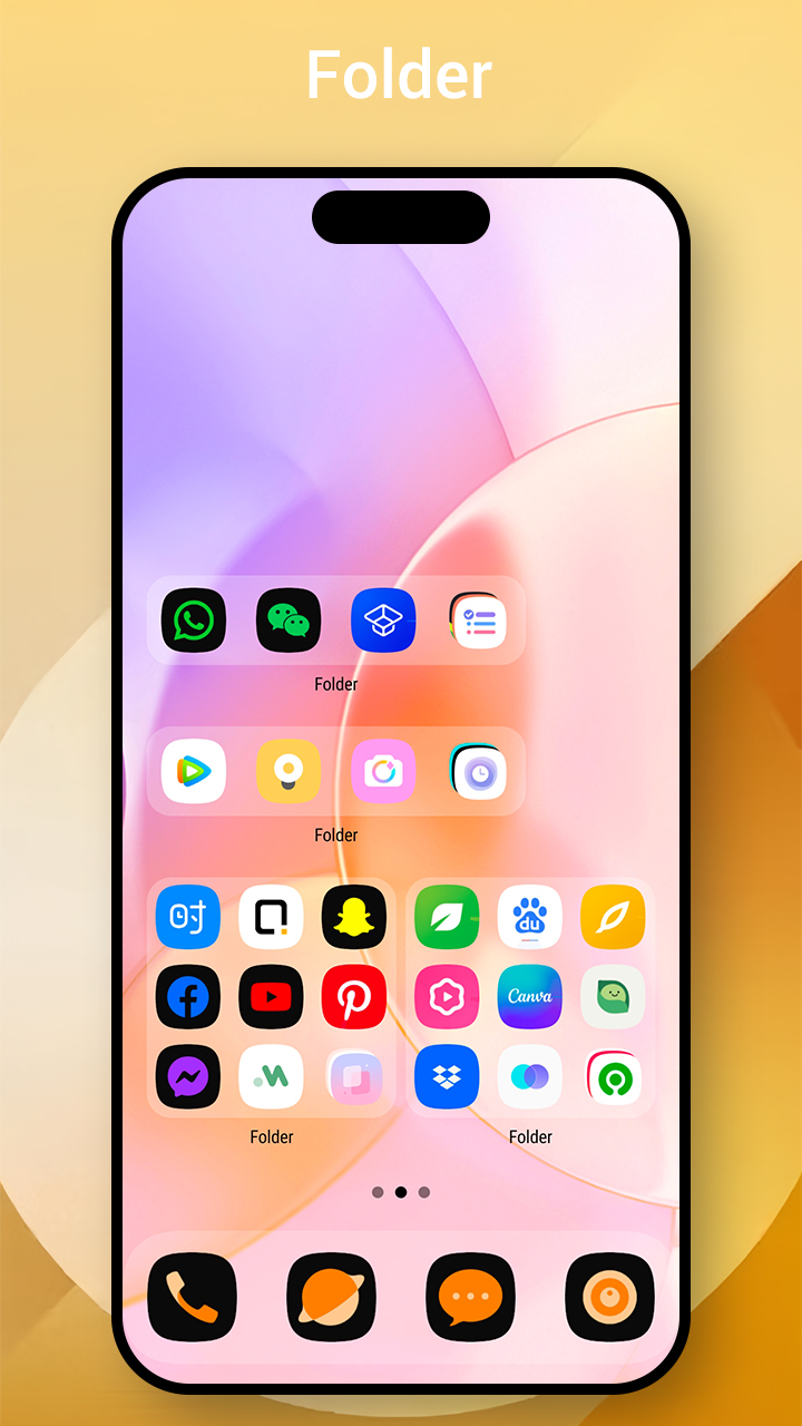 اسکرین شات 8 برنامه Colorful OS Launcher