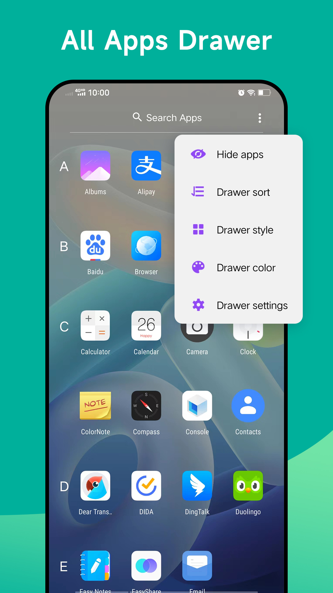 اسکرین شات 4 برنامه Quick Launcher for Android 15
