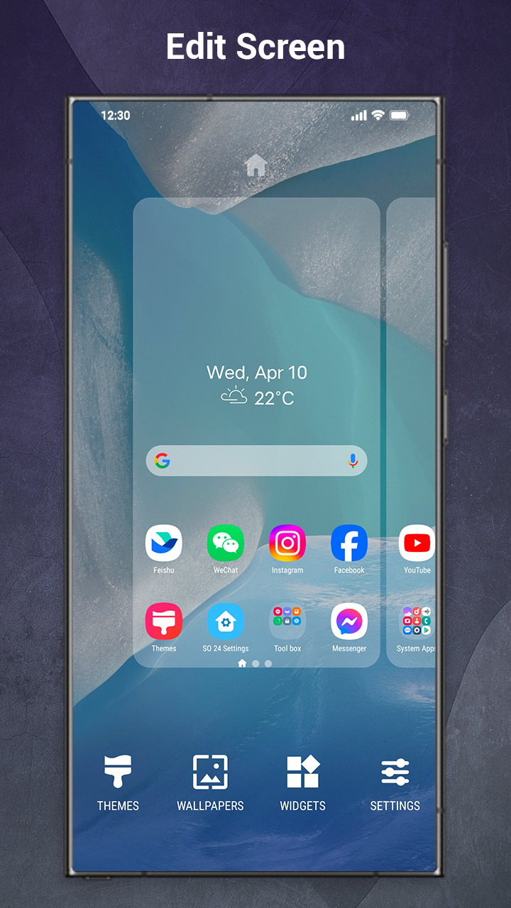 اسکرین شات 6 برنامه SO S24 Launcher for Galaxy S