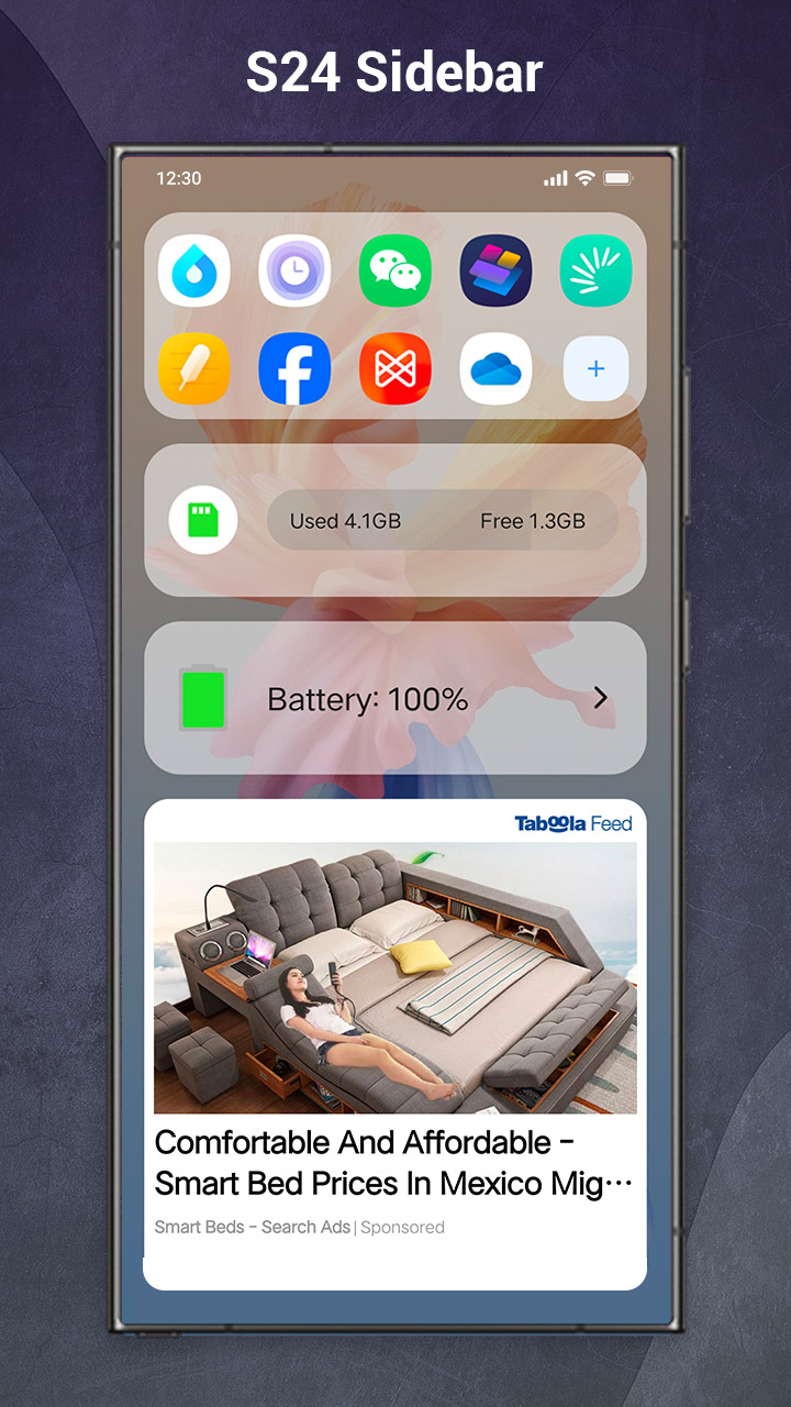 اسکرین شات 3 برنامه SO S24 Launcher for Galaxy S