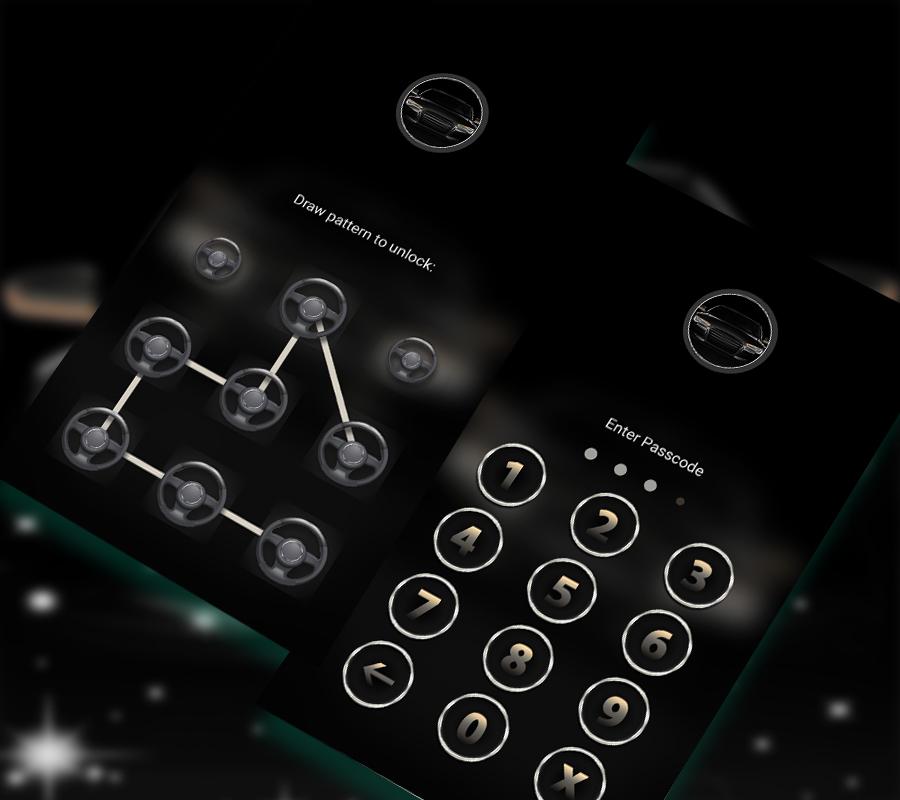 اسکرین شات 6 برنامه Black Car Launcher Theme
