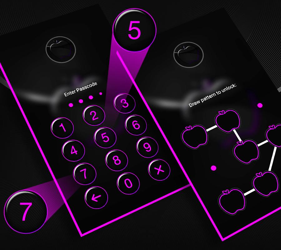 اسکرین شات 4 برنامه Crystal Black Apple Theme