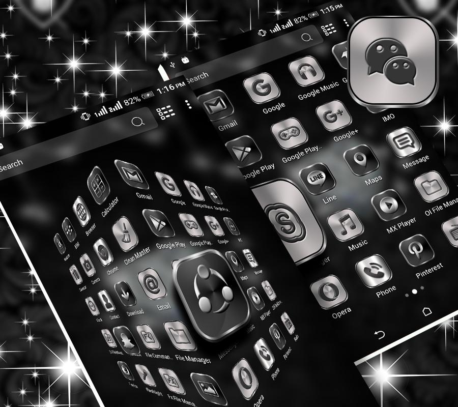اسکرین شات 4 برنامه Diamond Heart Launcher Theme