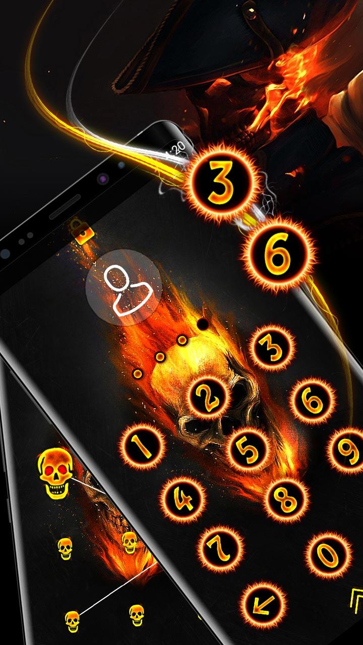 اسکرین شات 6 برنامه Skull Launcher Theme