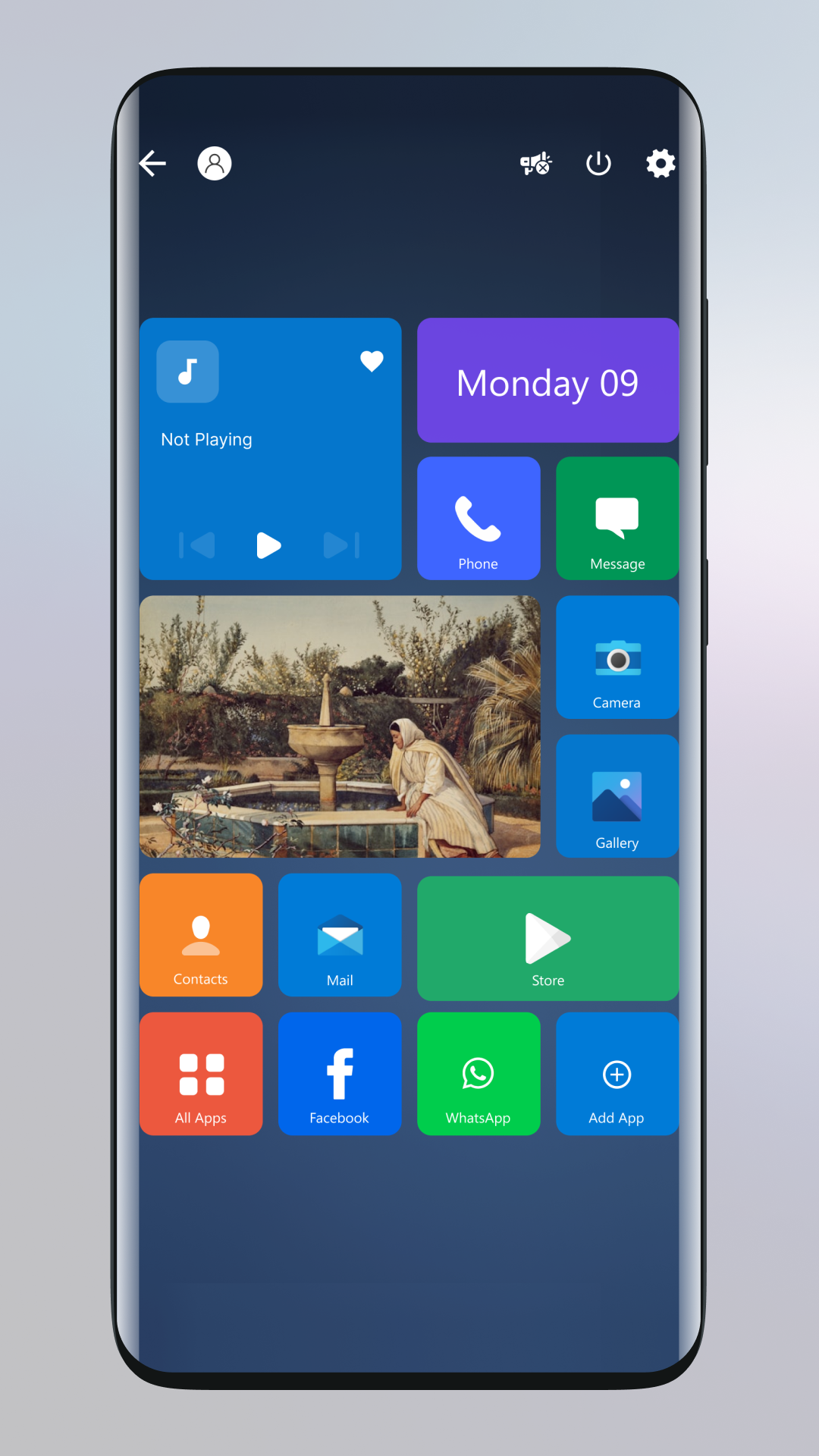 اسکرین شات 1 برنامه Win 11 Launcher Pro