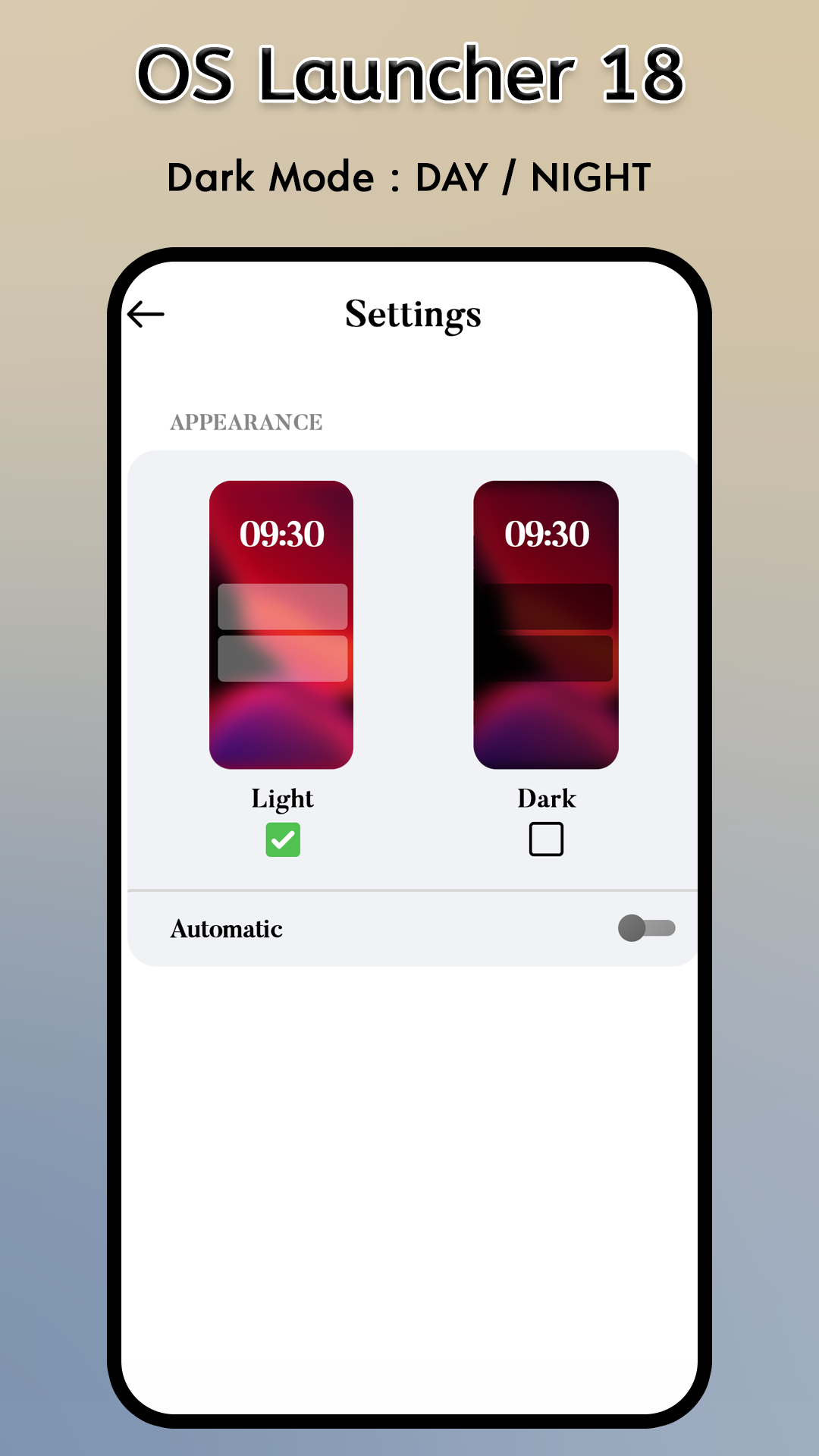 اسکرین شات 7 برنامه OS Launcher 18 - iLauncher OS