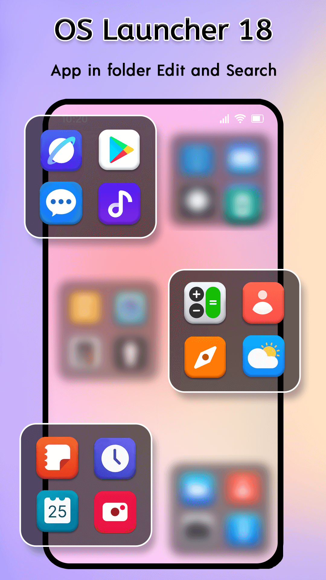 اسکرین شات 4 برنامه OS Launcher 18 - iLauncher OS
