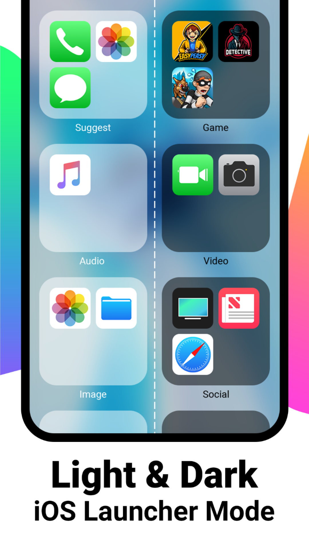 اسکرین شات 3 برنامه iOS Launcher - iphone Themes