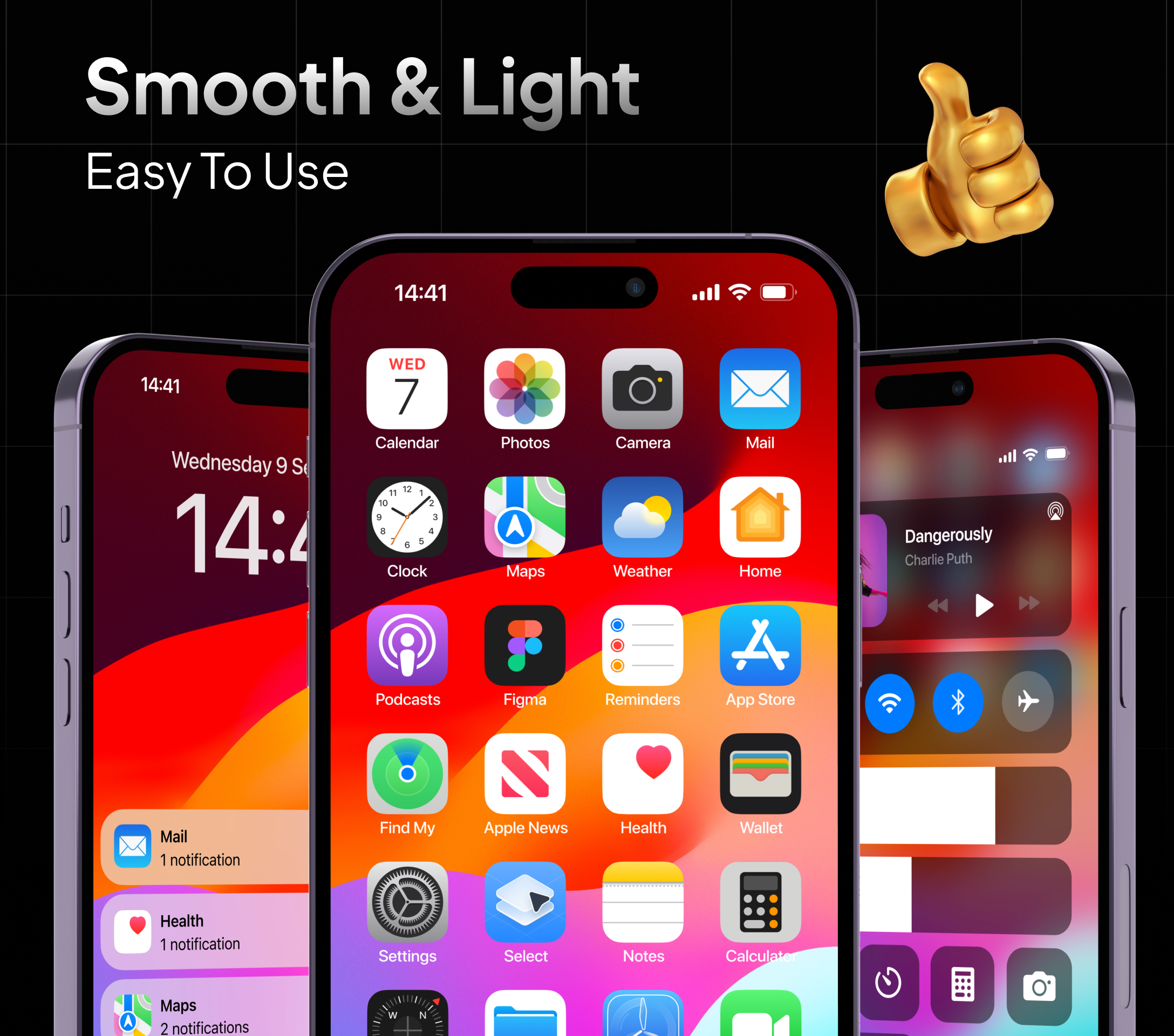 اسکرین شات 2 برنامه iLauncher OS18 Lite