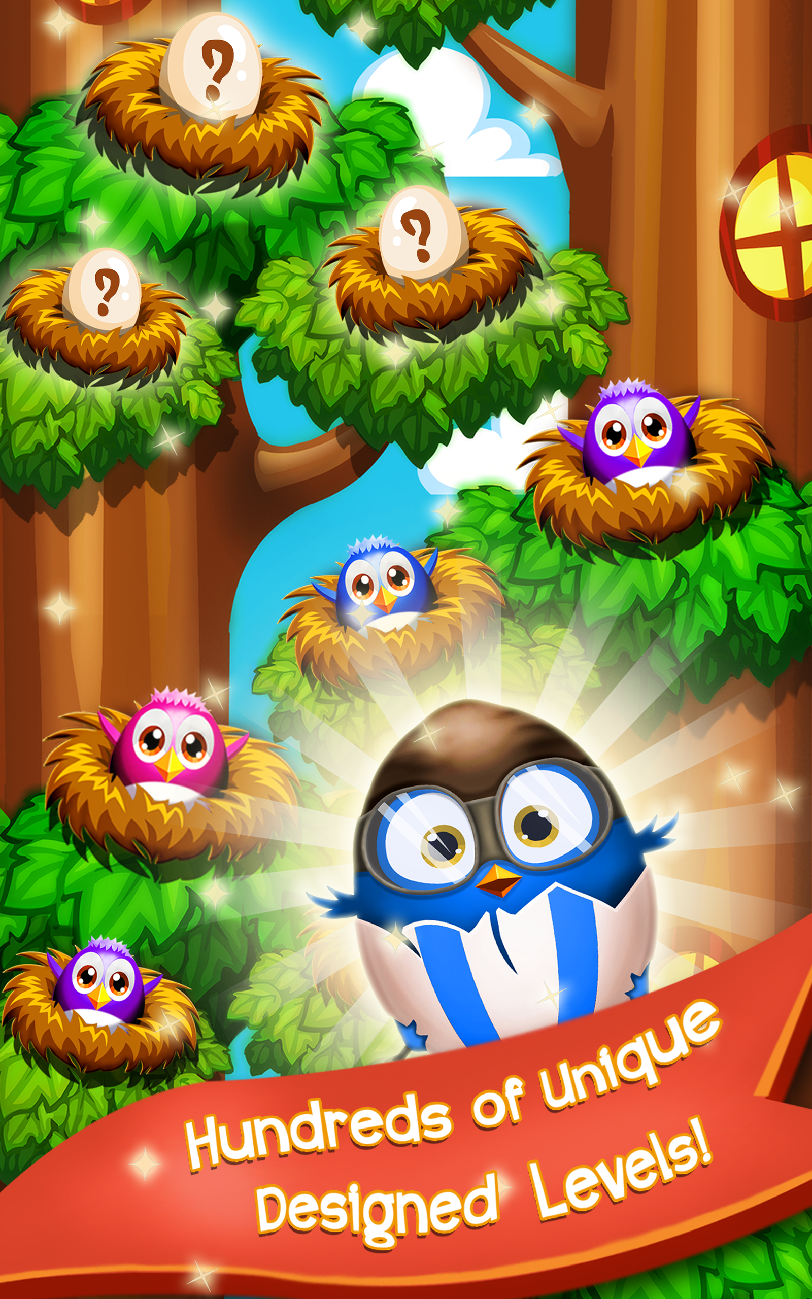 اسکرین شات 1 بازی Birds Pop Mania: Match 3 Games