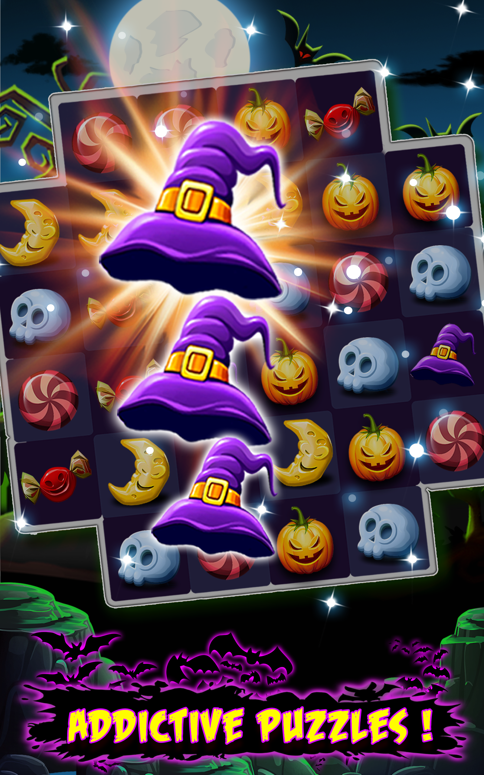 اسکرین شات 5 بازی Witch Connect - Halloween game