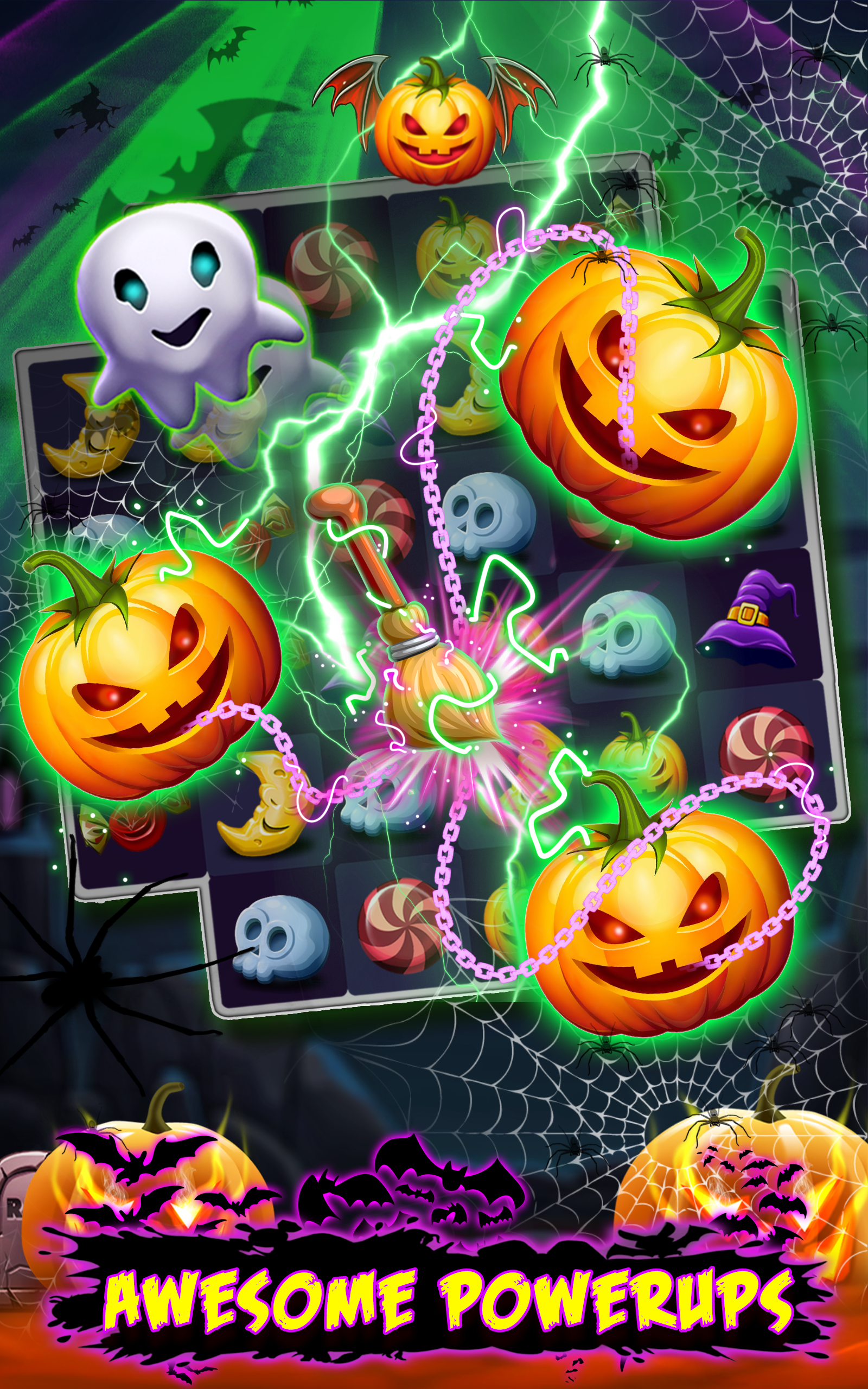 اسکرین شات 2 بازی Witch Connect - Halloween game
