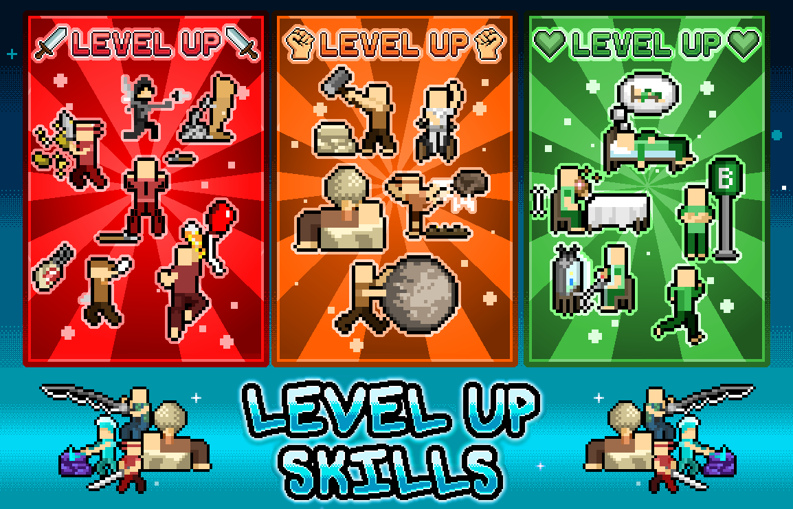اسکرین شات 2 بازی Idle Skilling