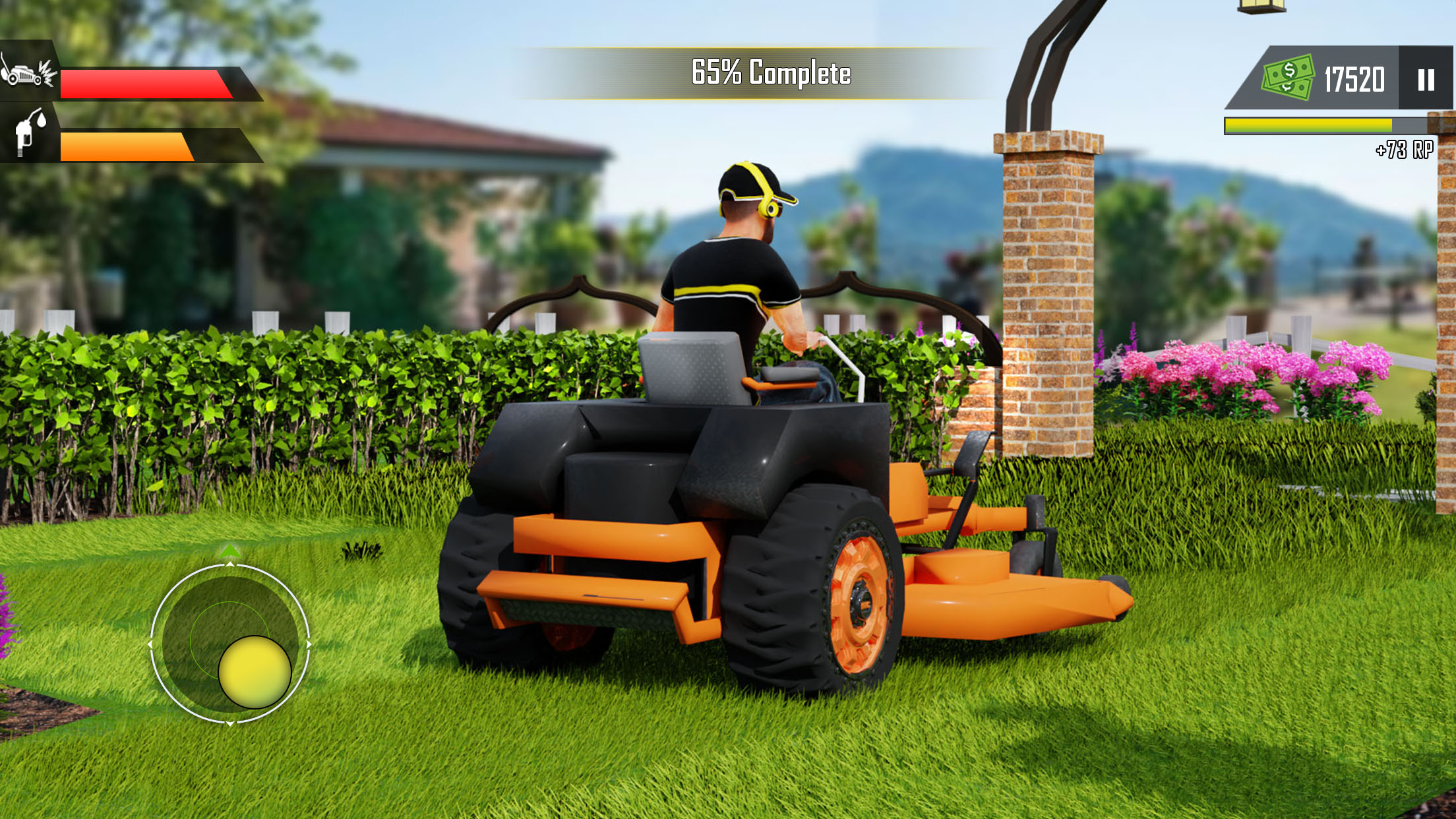 اسکرین شات 2 بازی Mowing Simulator - Lawn Grass