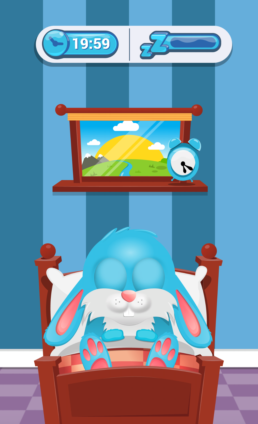 اسکرین شات 1 برنامه Lazy Alarm Clock