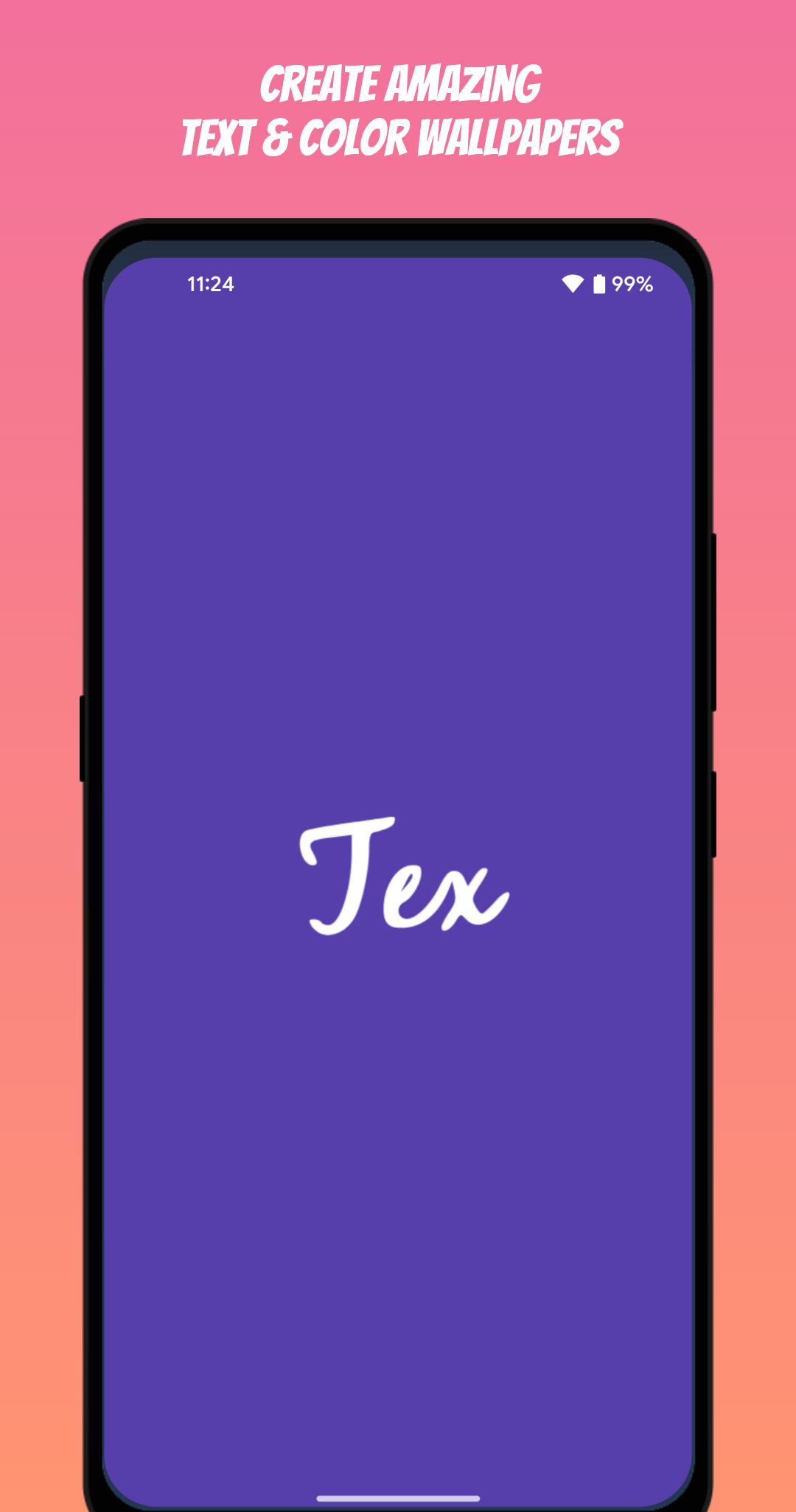 اسکرین شات 1 برنامه TexWalls! - Text Wallpapers