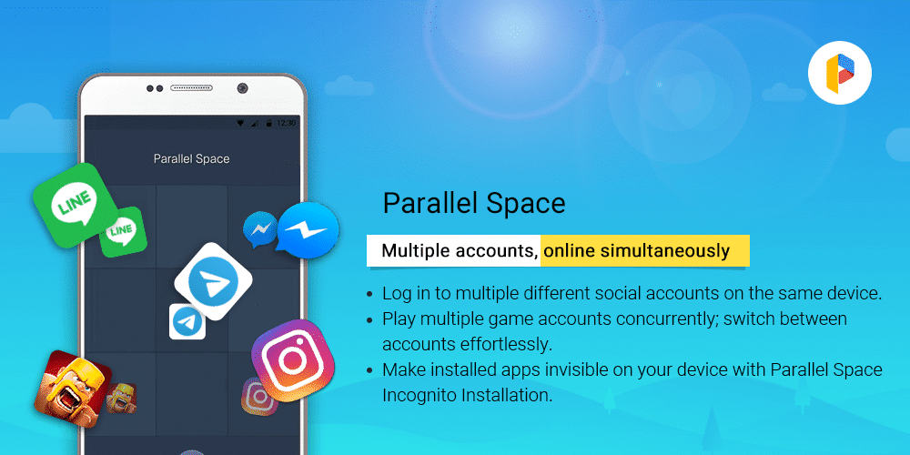 اسکرین شات 5 برنامه Parallel Space - app cloning
