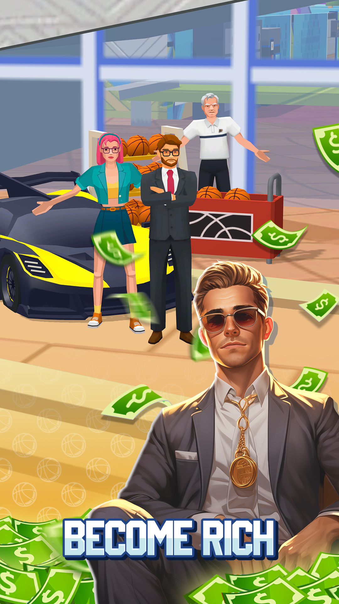 اسکرین شات 4 بازی Idle Basketball Arena Tycoon