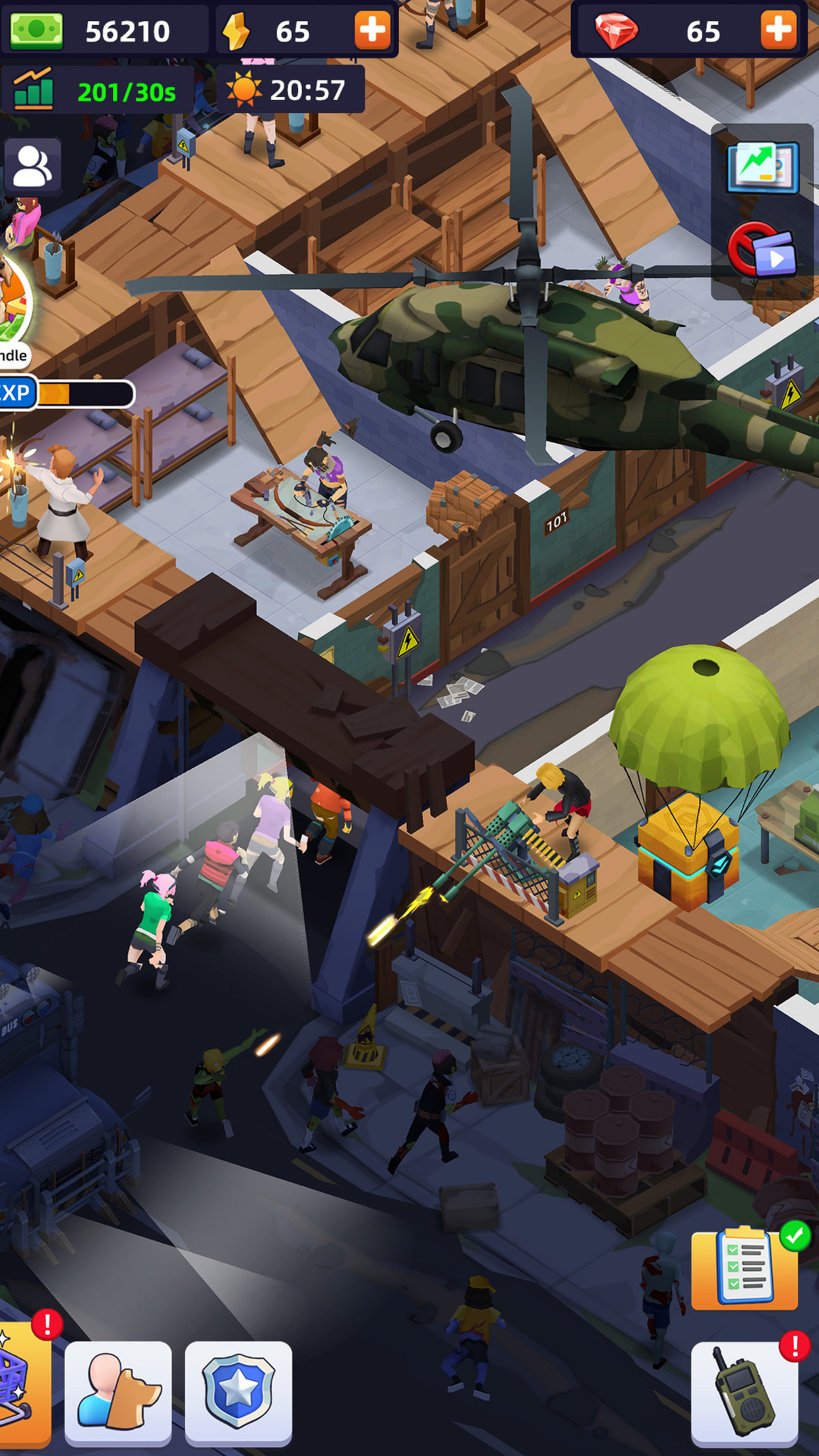 اسکرین شات 3 بازی Idle Survivor Fortress Tycoon