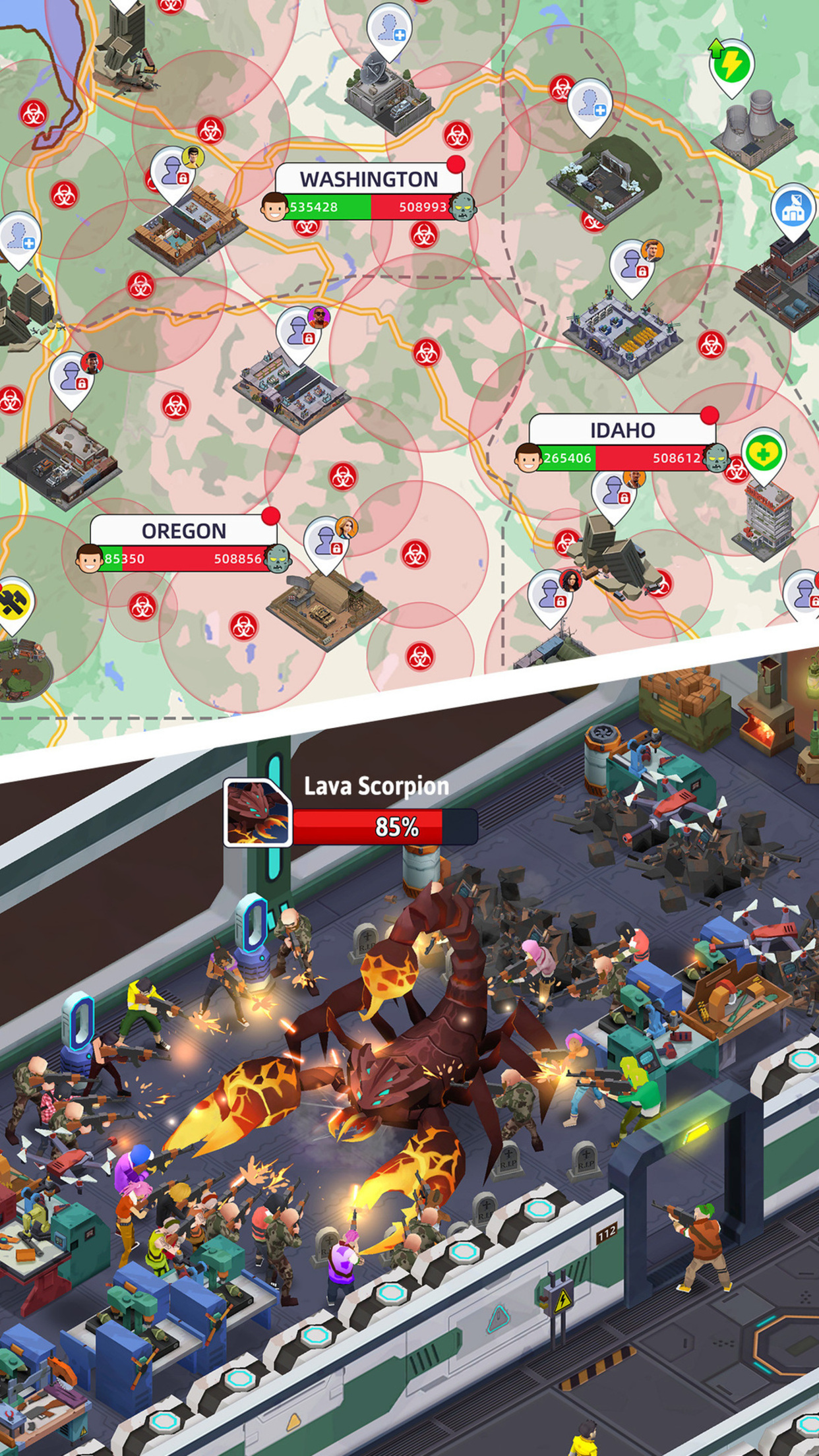 اسکرین شات 2 بازی Idle Survivor Fortress Tycoon