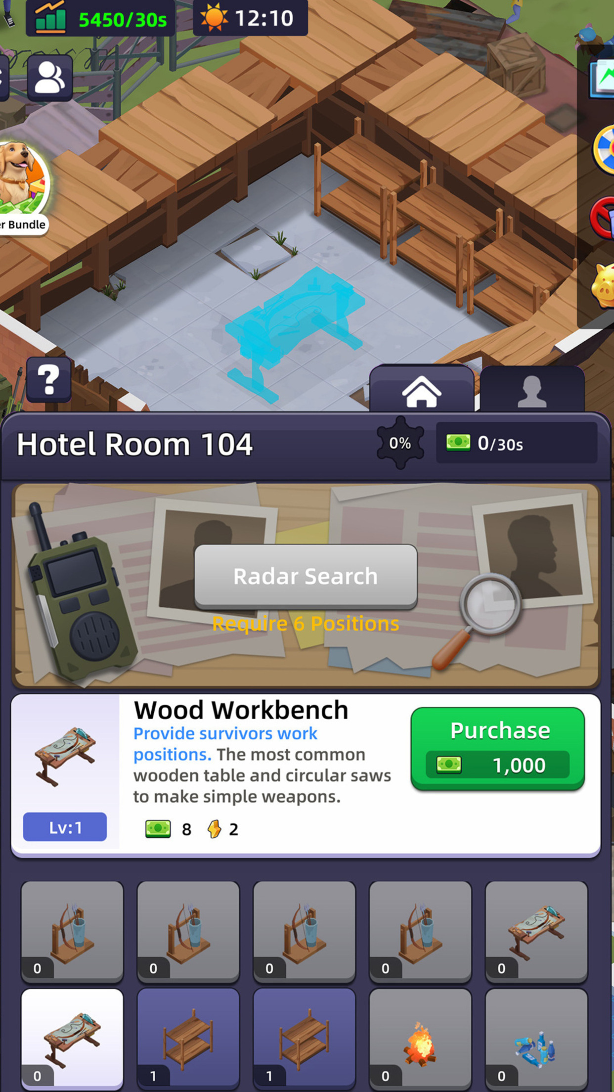 اسکرین شات 4 بازی Idle Survivor Fortress Tycoon