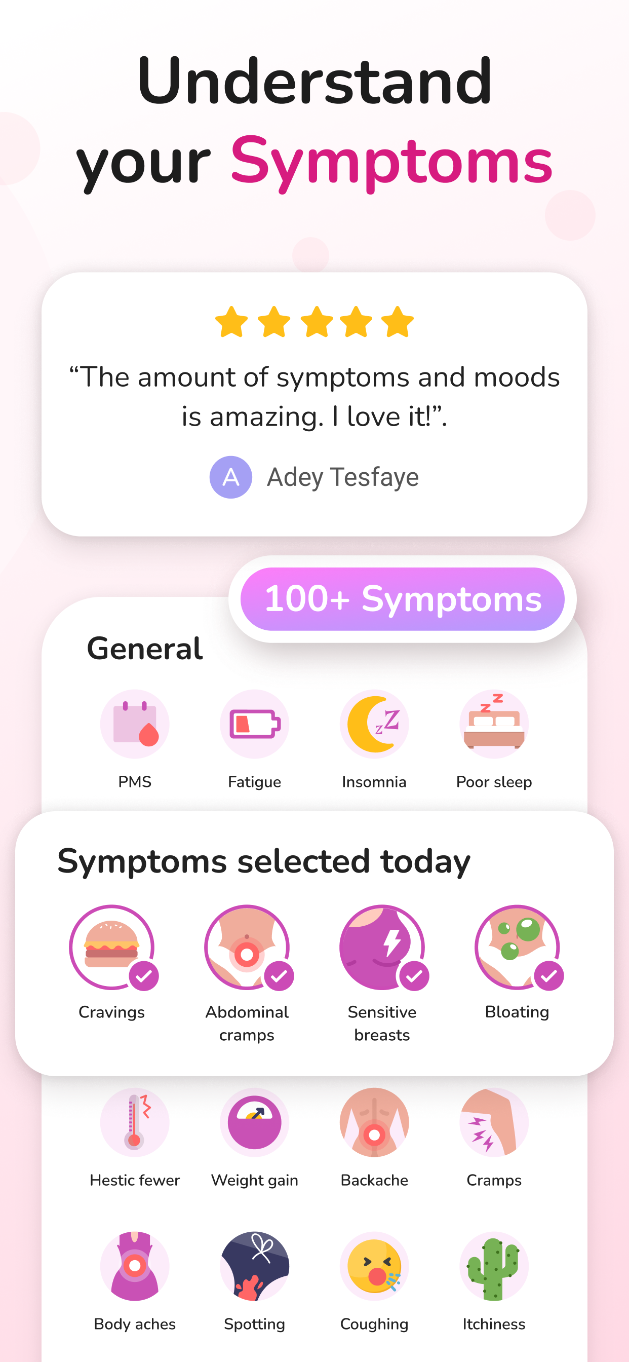 اسکرین شات 4 برنامه Period Tracker and Calendar