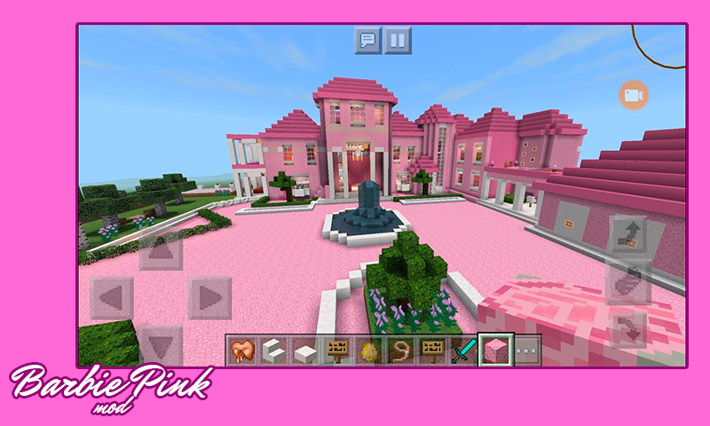 اسکرین شات 1 برنامه Mod Barbie Pink MCPE
