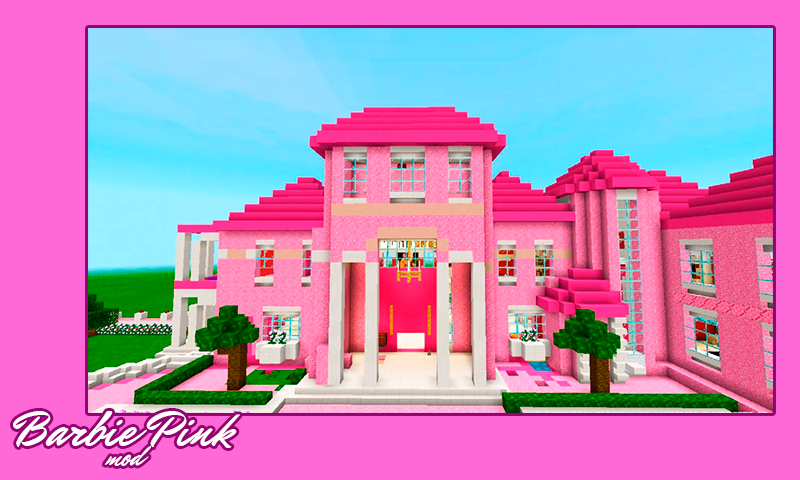 اسکرین شات 3 برنامه Mod Barbie Pink MCPE