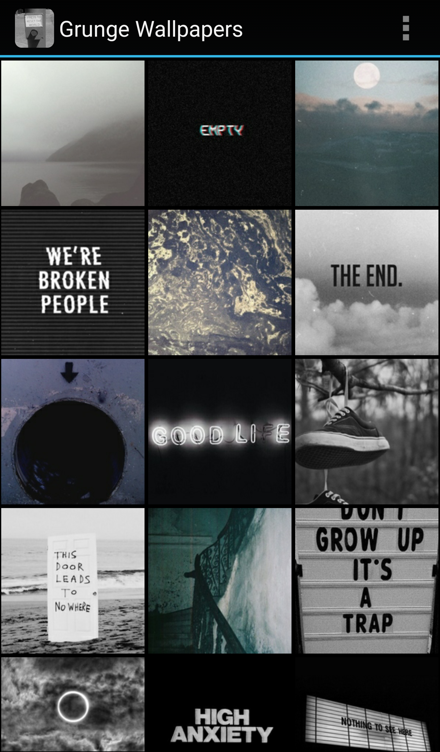 اسکرین شات 2 برنامه Grunge Wallpapers