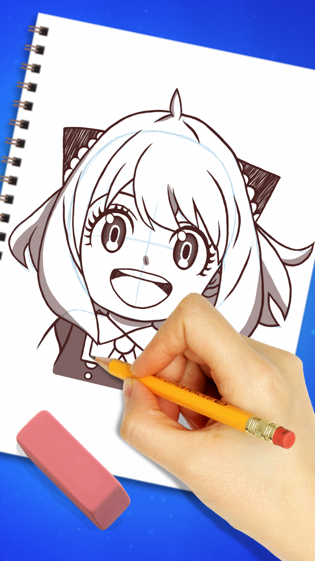 اسکرین شات 2 برنامه How to Draw Anime - Mangaka