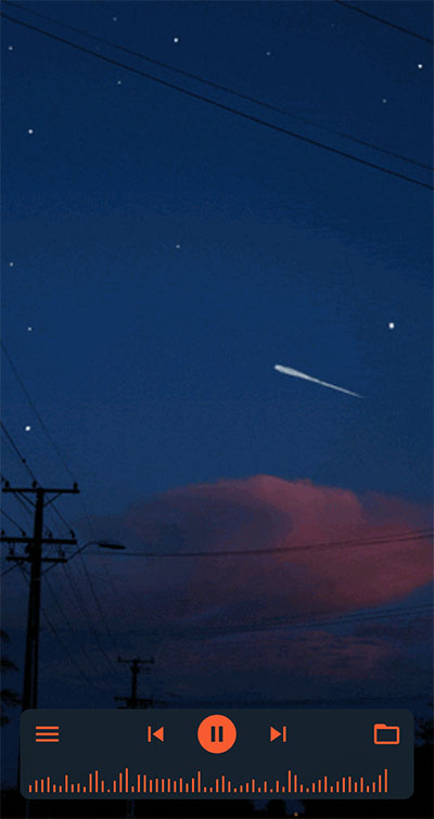 اسکرین شات 4 برنامه موسیقی شب