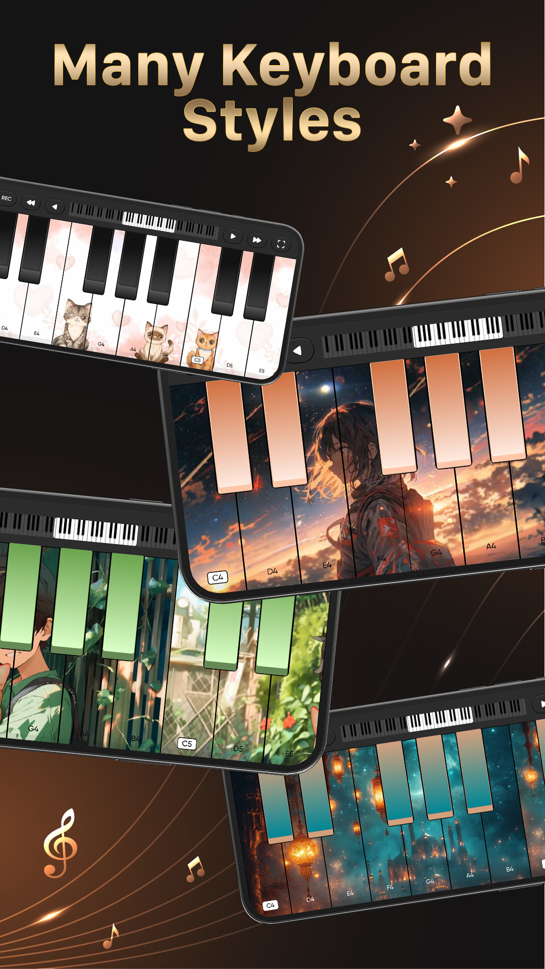 اسکرین شات 8 برنامه Learn Piano - Piano Keyboard