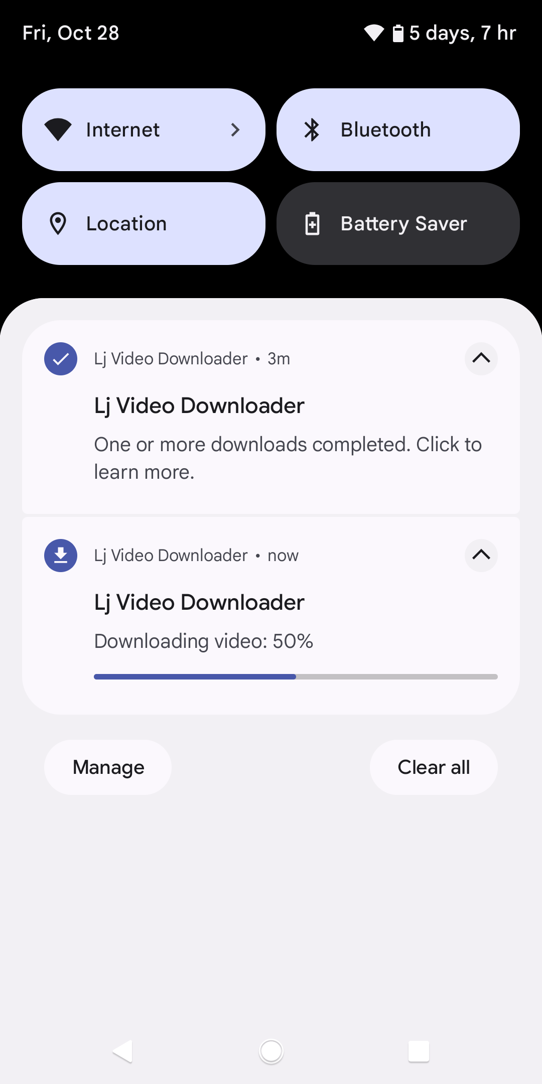 اسکرین شات 5 برنامه Lj Video Downloader (m3u8,mp4)