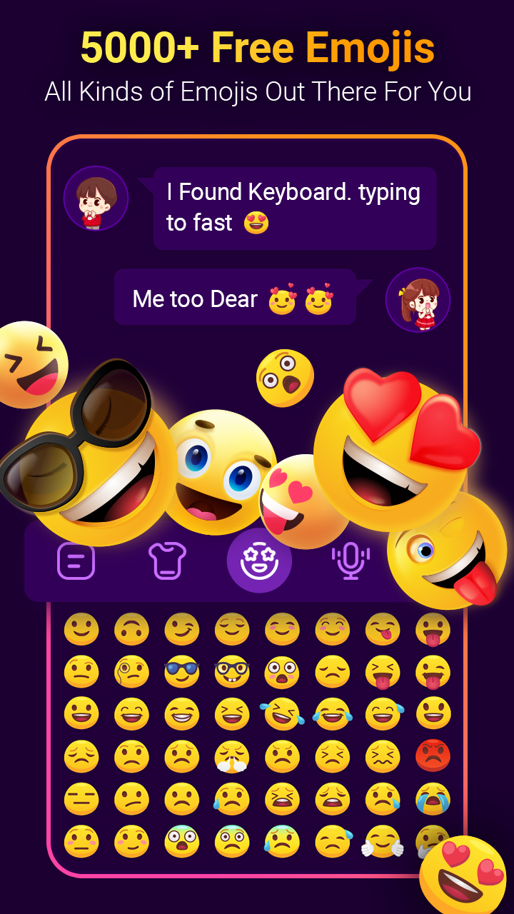 اسکرین شات 3 برنامه Neon LED Keyboard Fonts, RGB