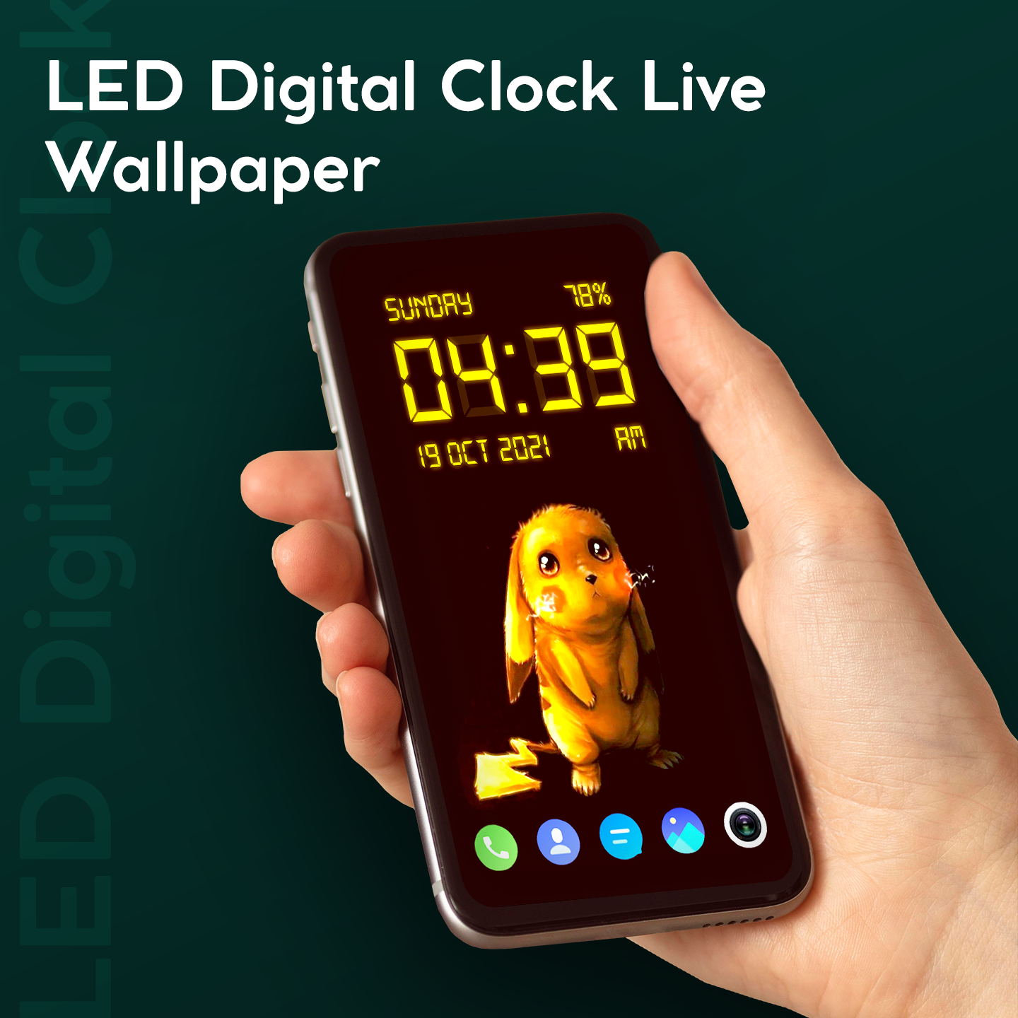 اسکرین شات 1 برنامه Led Digital Clock- Smart Clock