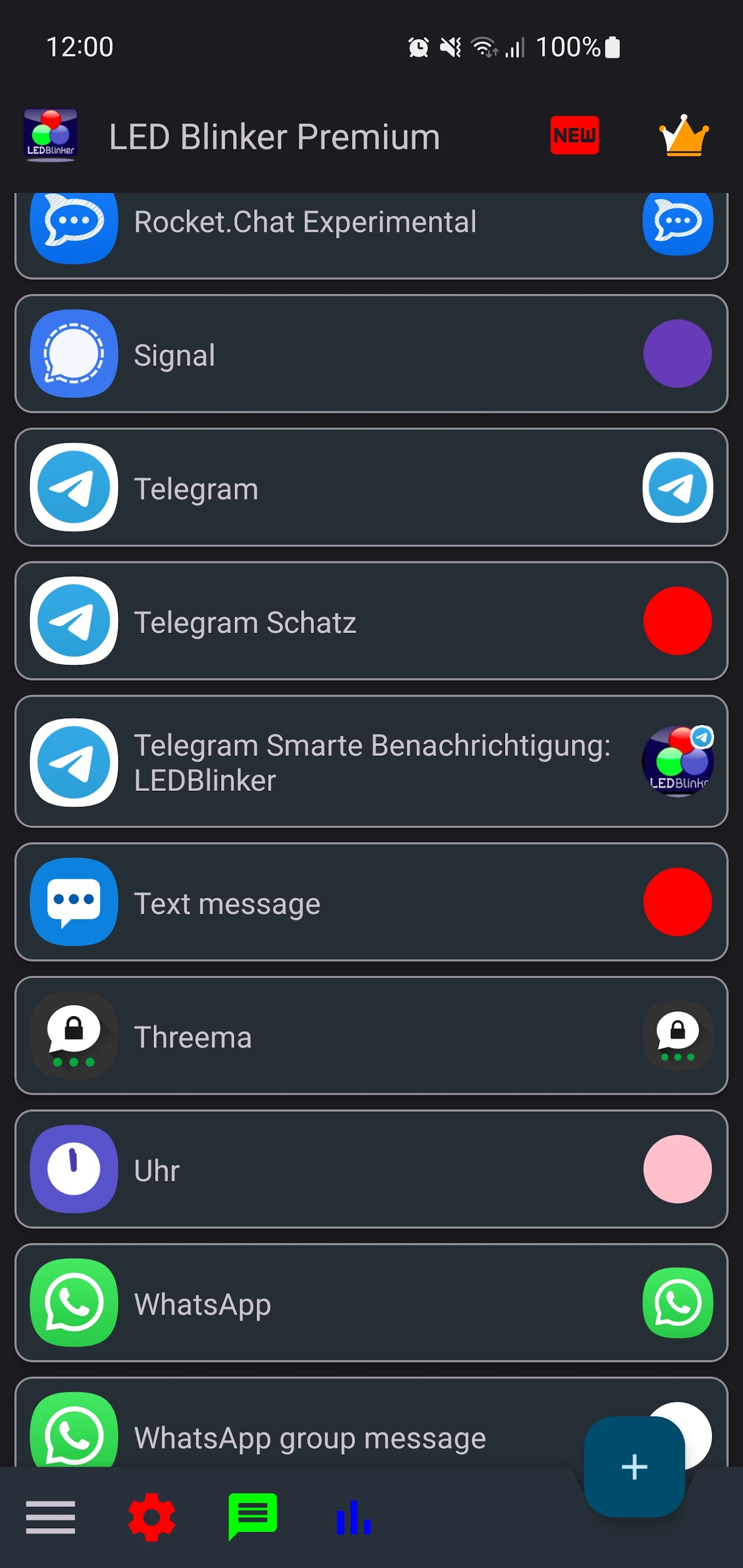 اسکرین شات 1 برنامه LED Blinker Notifications Lite