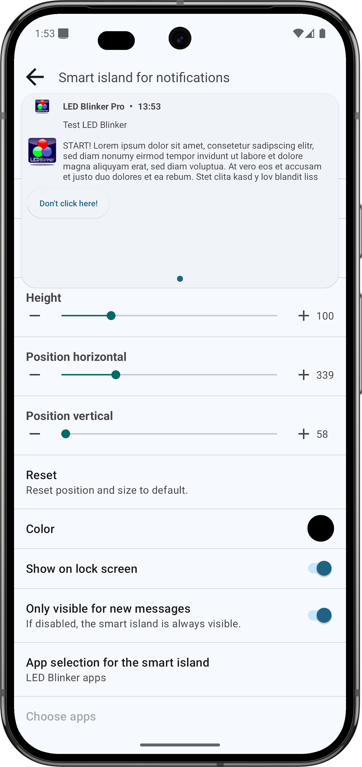 اسکرین شات 7 برنامه LED Blinker Notification Light