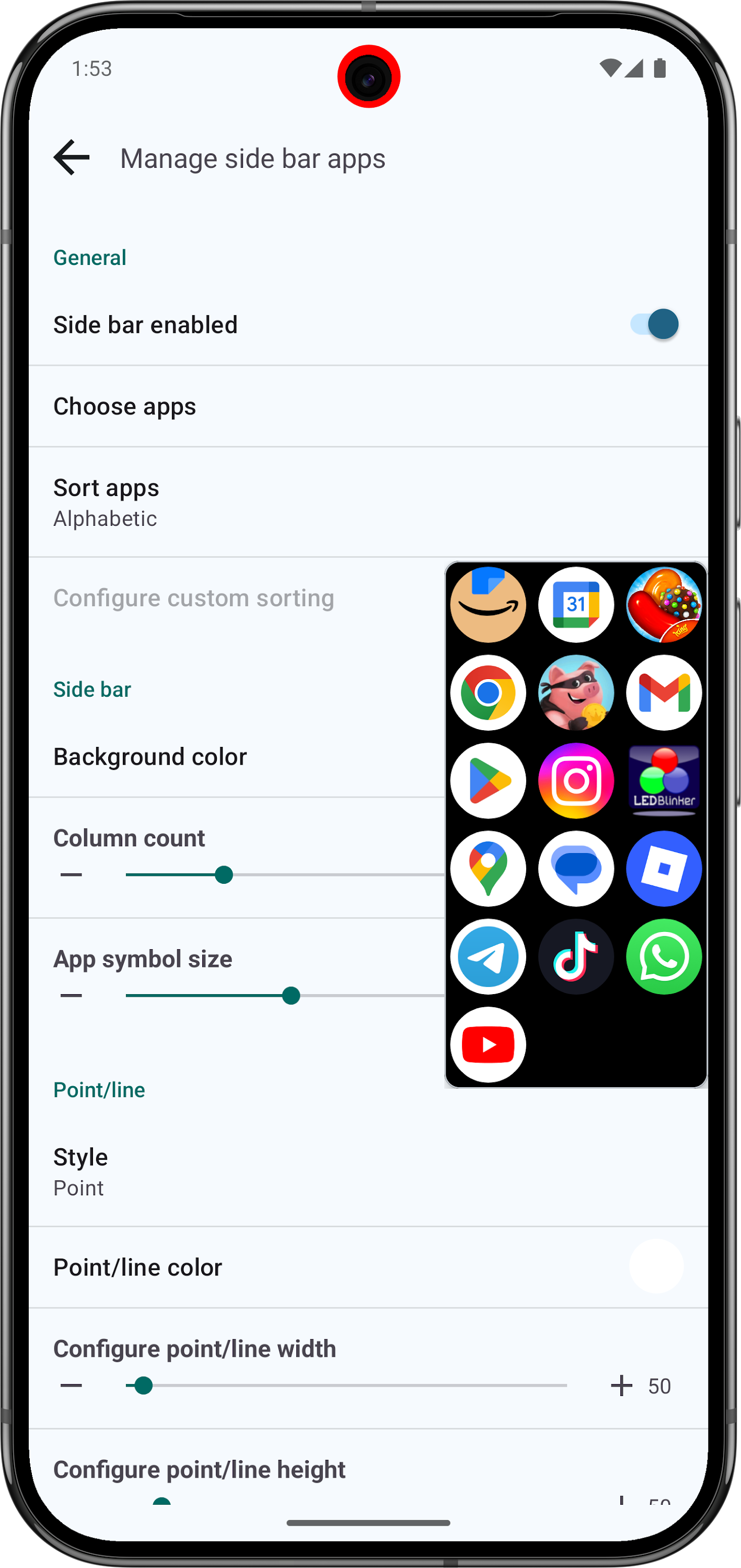 اسکرین شات 5 برنامه LED Blinker Notification Light