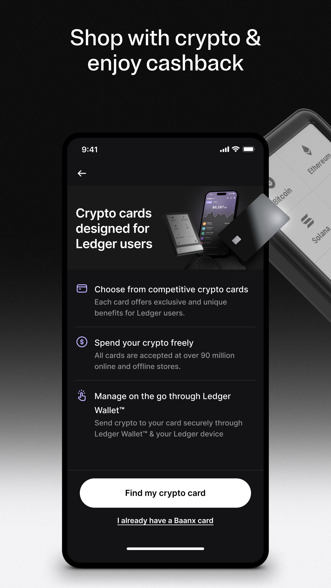 اسکرین شات 6 برنامه Ledger Wallet™ crypto app