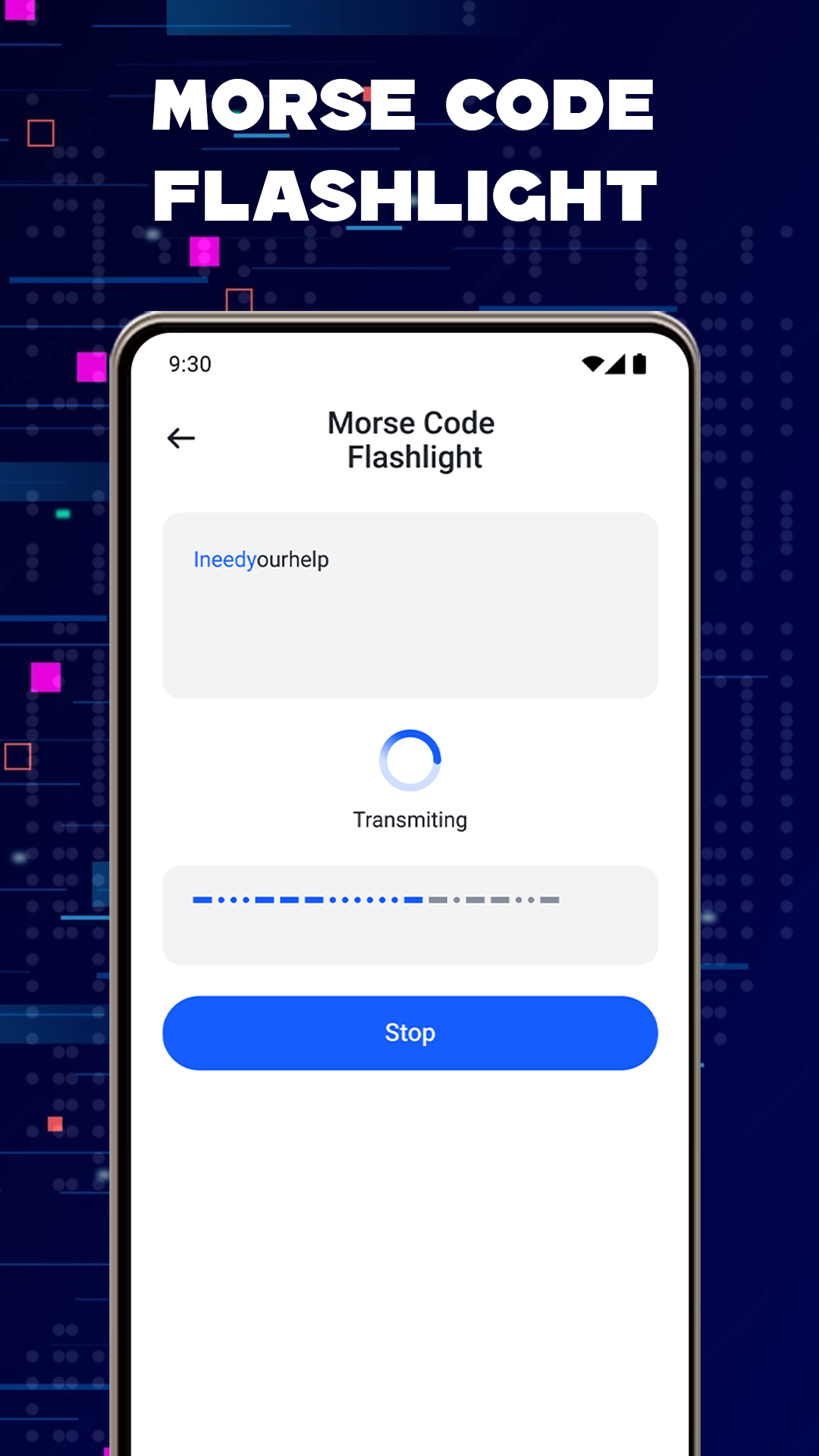 اسکرین شات 6 برنامه Flashlight Alert & LED Text