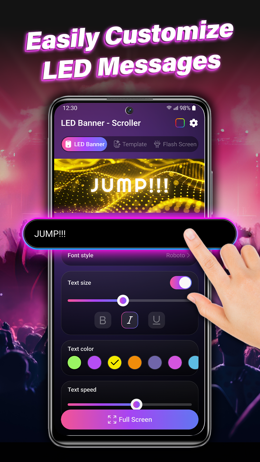 اسکرین شات 6 برنامه Led Banner & Edge Lighting