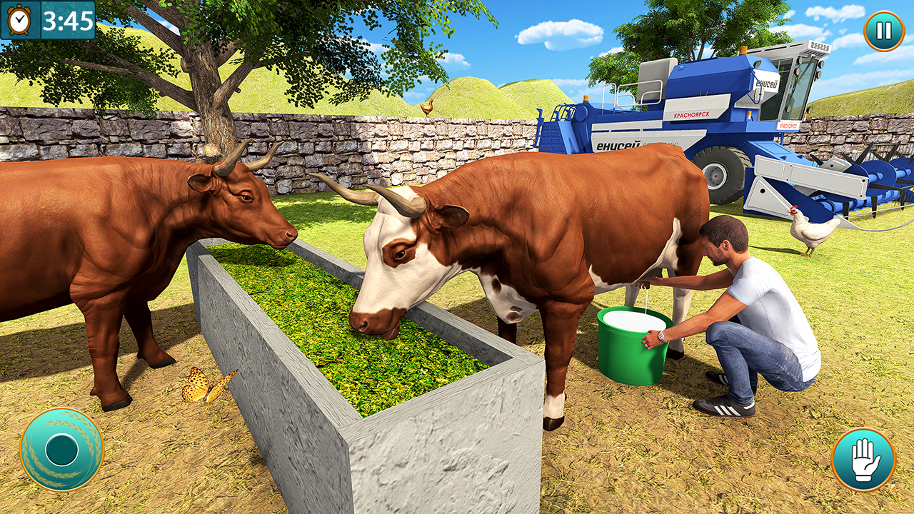 اسکرین شات 5 برنامه Animal Farm Sim Farming Games